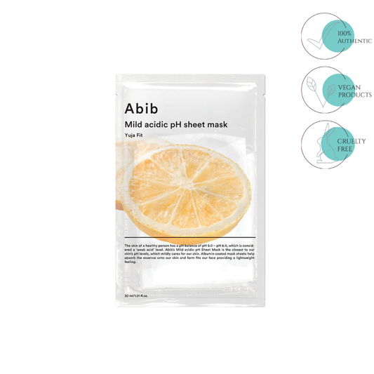 ABIB - Mild Acidic PH Sheet Mask Yuja Fit (1pc)