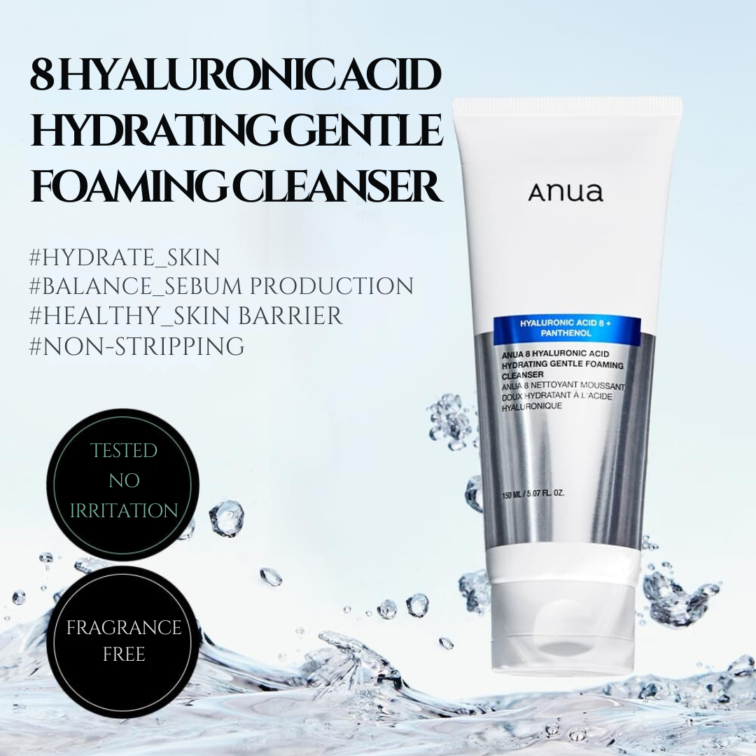 8 Hyaluronic Acid Hydrating Gentle Foaming Cleanser - 150ml