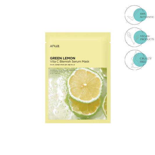 ANUA - Green Lemon Vita C Blemish Serum Mask (1pc)