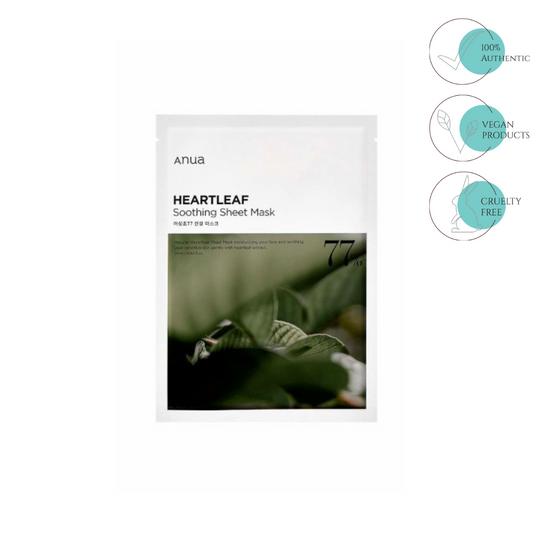 ANUA - Heartleaf 77% Soothing Sheet Mask (1pc)