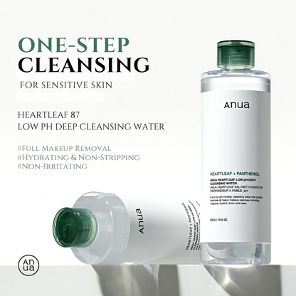 Heartleaf 87 Low pH Deep Cleansing Water - 500ml