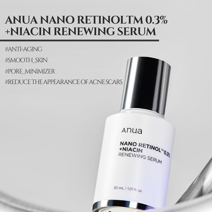 Nano Retinol 0.3% + Niacin Renewing Serum - 30ml