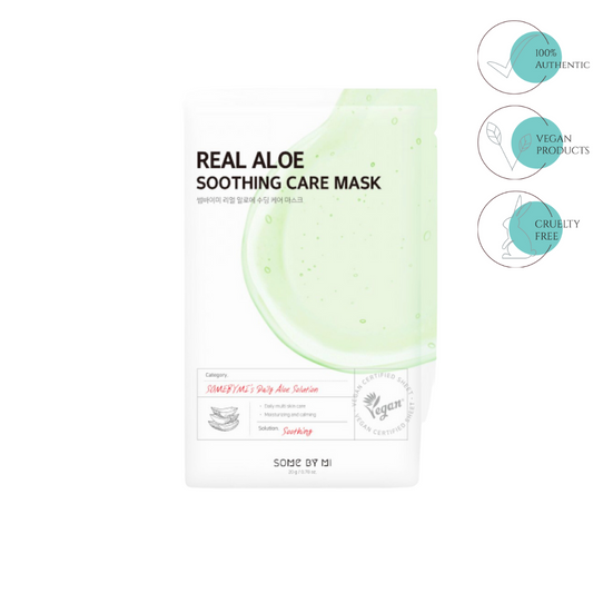 SOME BY MI - Real Aloe Soothing Care Mask (1pc)